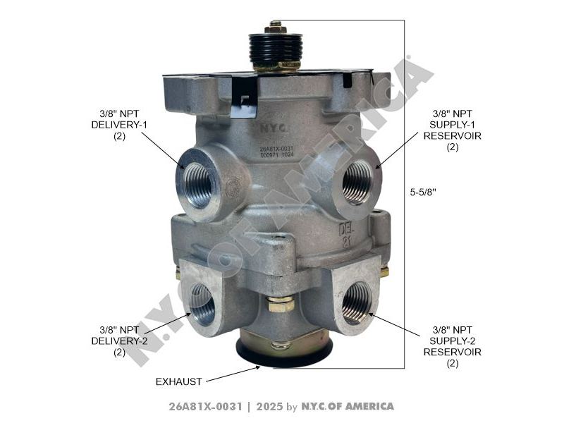 VALVULA DE PEDAL E6 26A81X-0031